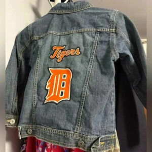 Detroit Tigers Gymboree Jean Jacket size smalll